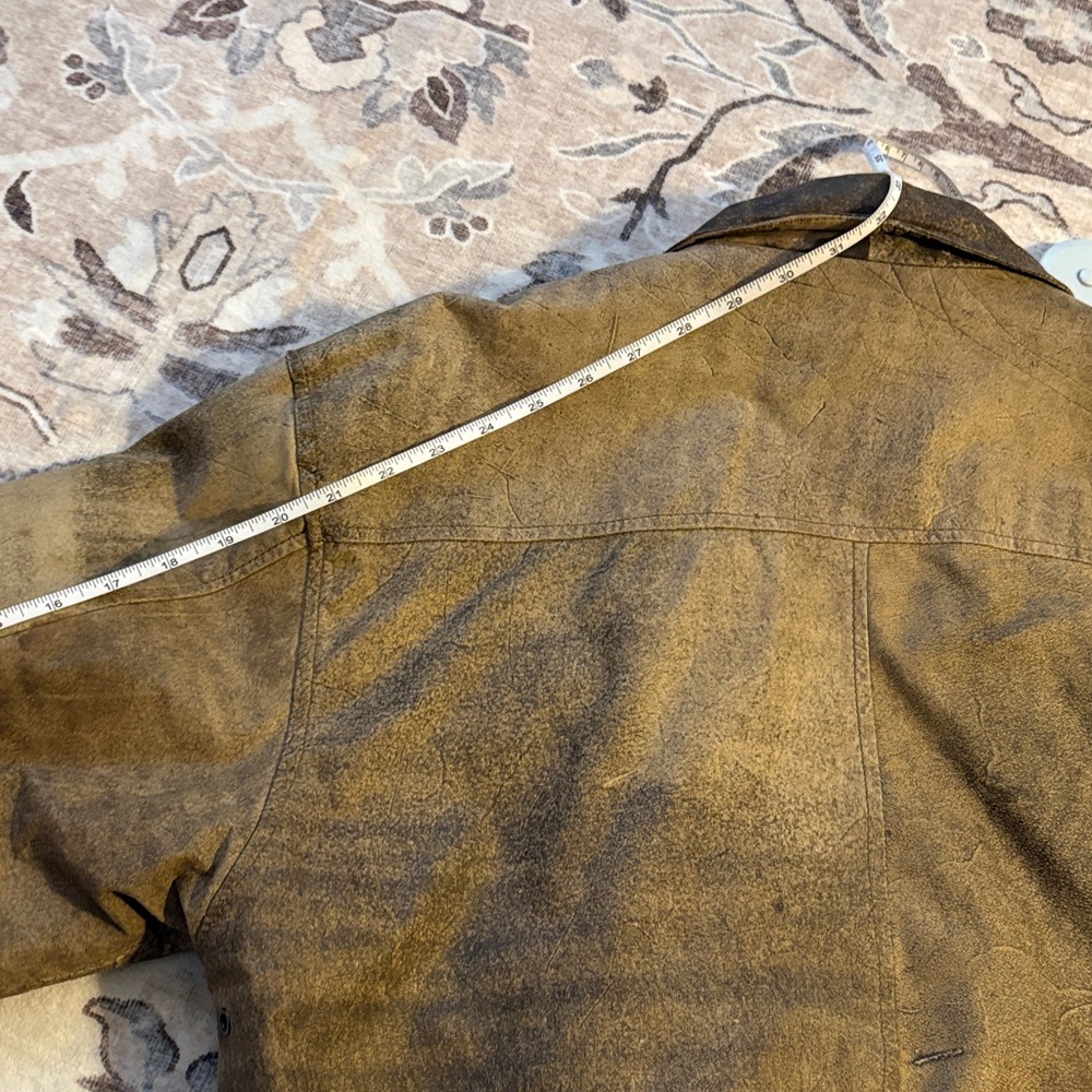 RARE Vintage Genuine leather aviation flight Bomber Jacket Learsi International - Picture 14 of 16